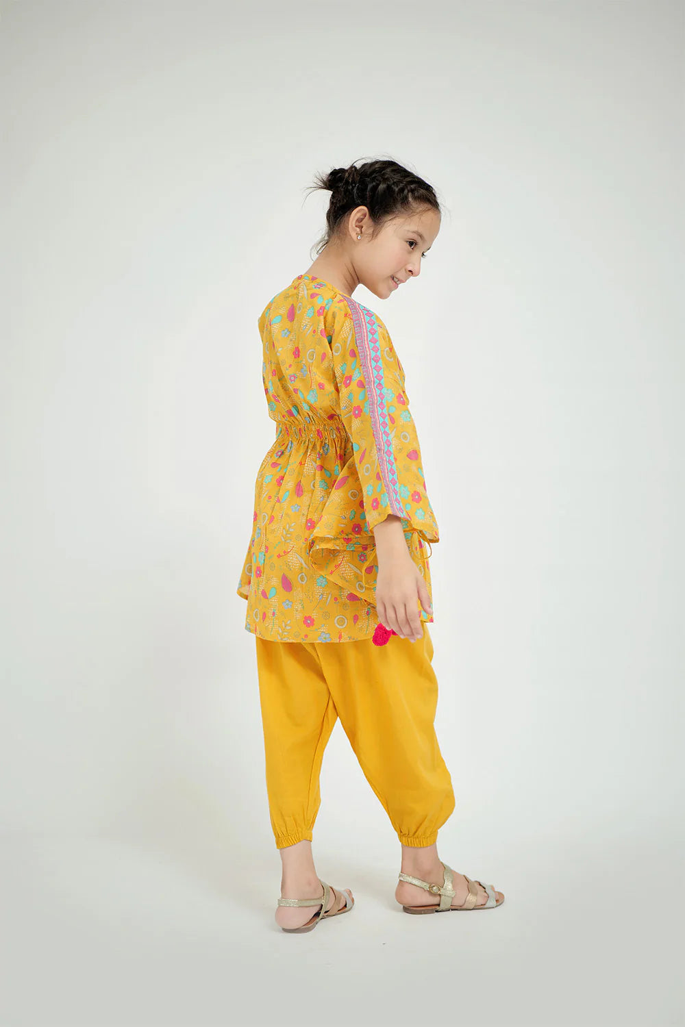 Yellow & Multicolor | Casual 3 Piece Suit | Cotton Lawn Printed