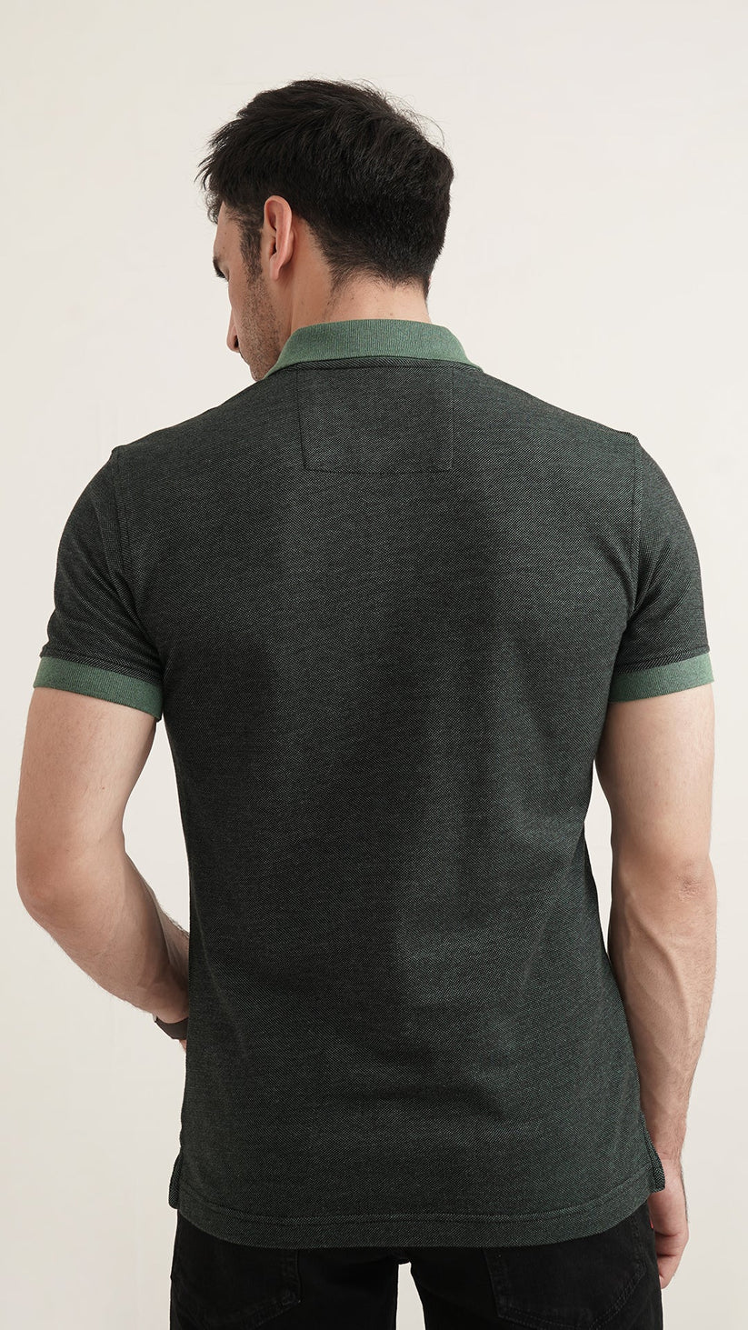 Markhor - Gold Series Green Yarn Dyed Polo 1006